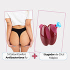 [COMBO MAKE LOVE-  EXCLUSIVO MÊS DO AUTOCUIDADO] 5 CottonConfort + Sugador de Clicli Recarregável miniatura 1