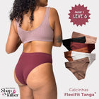 [LANÇAMENTO! PROMOÇÃO COMPRE 3 E LEVE 6] Calcinhas FlexiFit Tanga® Cós Médio - FRETE GRÁTIS miniatura 1