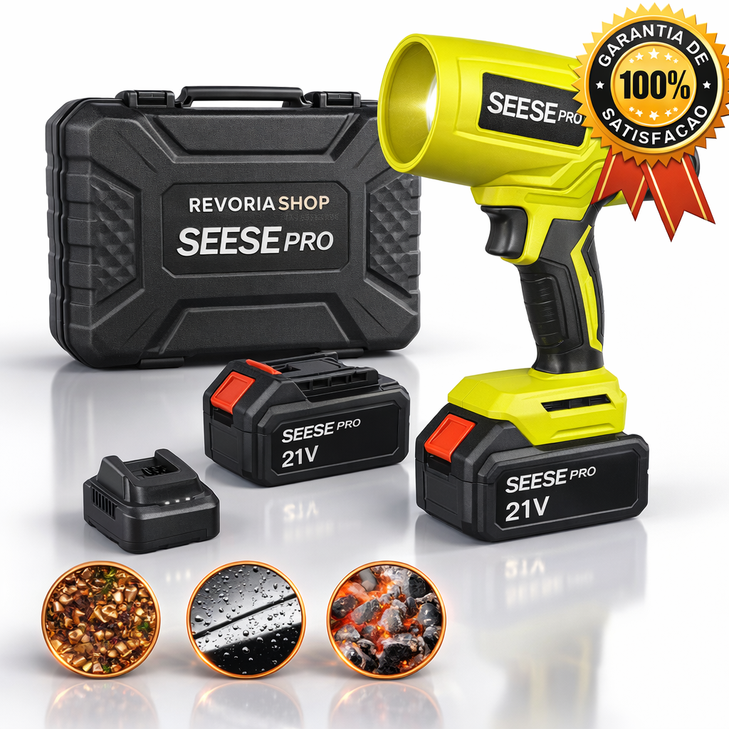 SEESE Pro™ 2.0 Soprador Turbo Dry 150.000 RPM - O Mais Potente da Categoria