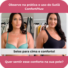 Sutiã ConfortPlus c/ bojo removível [COMPRE 1 LEVE 3 + FRETE GRÁTIS!] miniatura 2