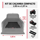 Útilizamix | Tapete Deslizante Organizador para Caçamba de Caminhonete e carros com porta malas miniatura 5